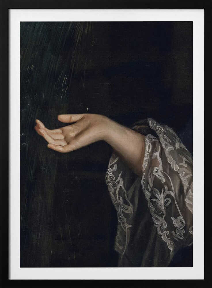 Detail einer Frau / Ölgemälde | Poster