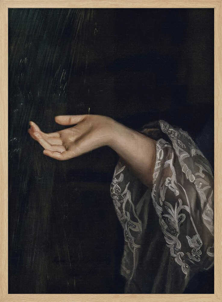 Detail einer Frau / Ölgemälde | Poster