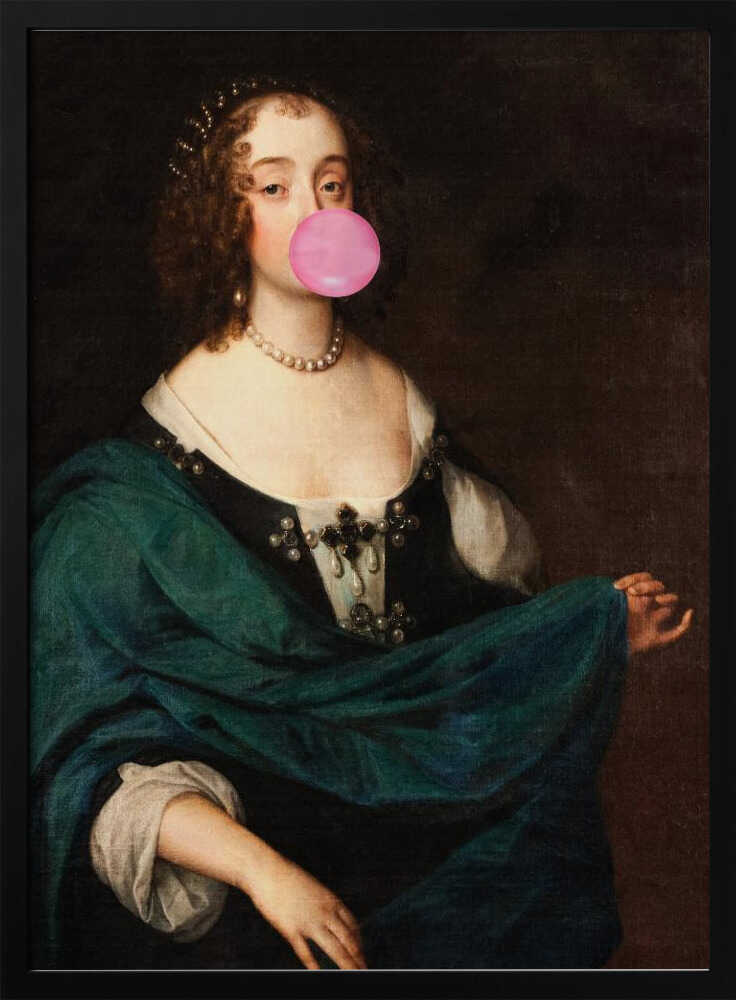 Renaissance Bubble Gum / Altered Art | Poster