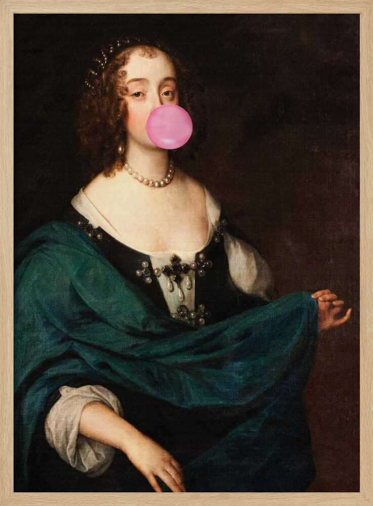 Renaissance Bubble Gum / Altered Art | Poster