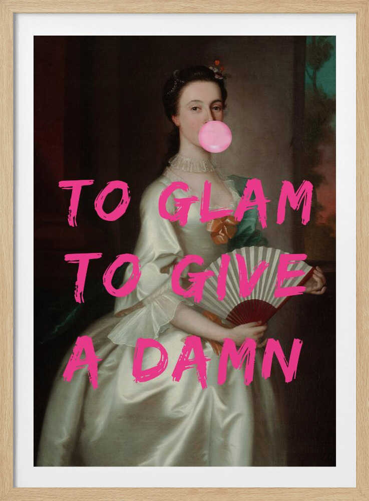 Zu glamourös, um sich darum zu kümmern | Poster