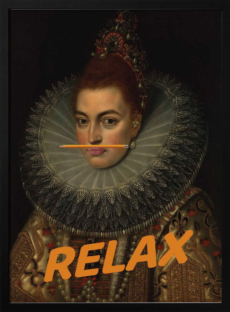 Peinture à l'huile modifiée relaxante | Affiche