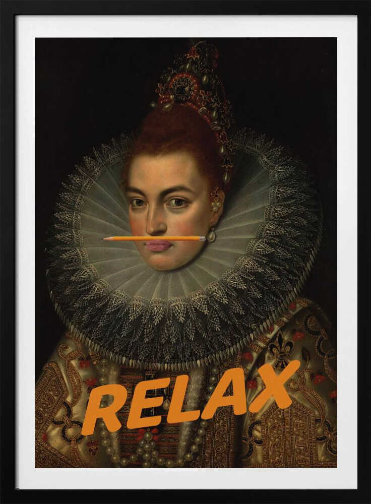 Peinture à l'huile modifiée relaxante | Affiche