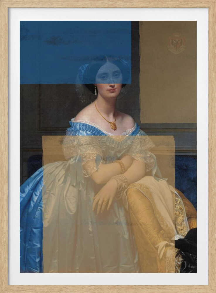 Barockporträt, zeitgenössische Collage | Poster