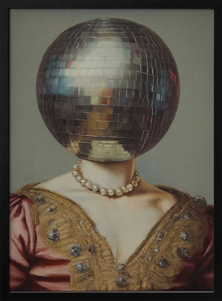 Discohead Queen / Collage-Kunst | Poster