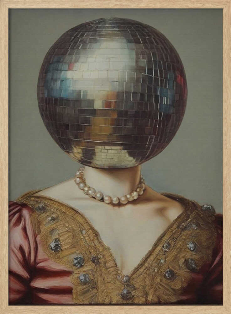 Discohead Queen / Collage-Kunst | Poster