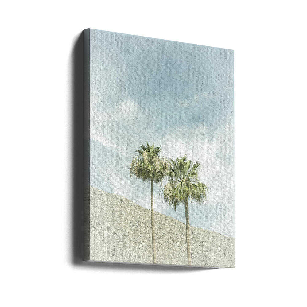Vintage Palm Trees in the desert | Canvas