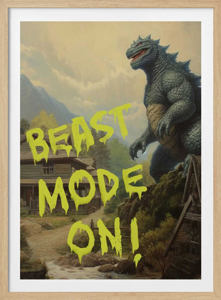 Mode bestial activé | Affiche
