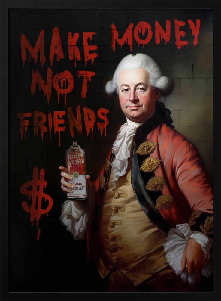 Geld verdienen, nicht Freunde | Poster