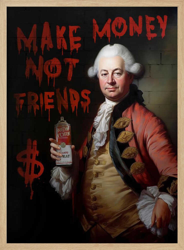 Geld verdienen, nicht Freunde | Poster