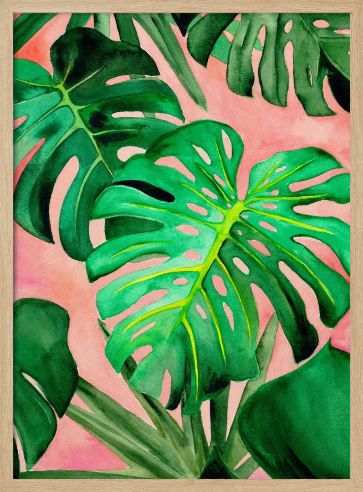 Monstera grand format | Affiche