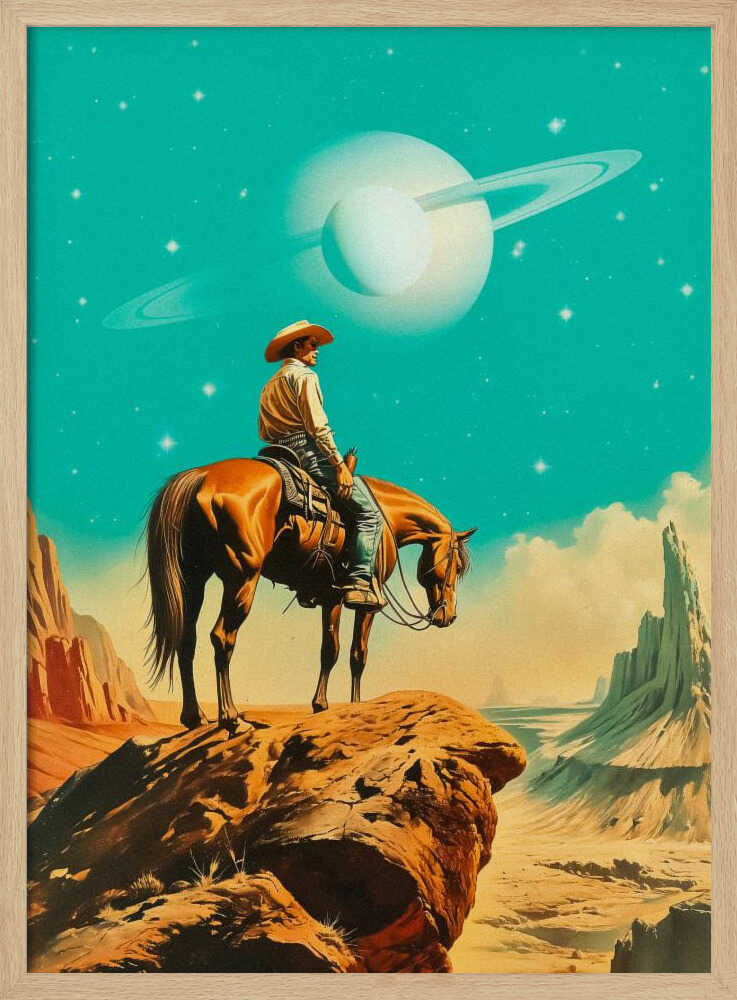 Ein westlicher Astronaut | Poster