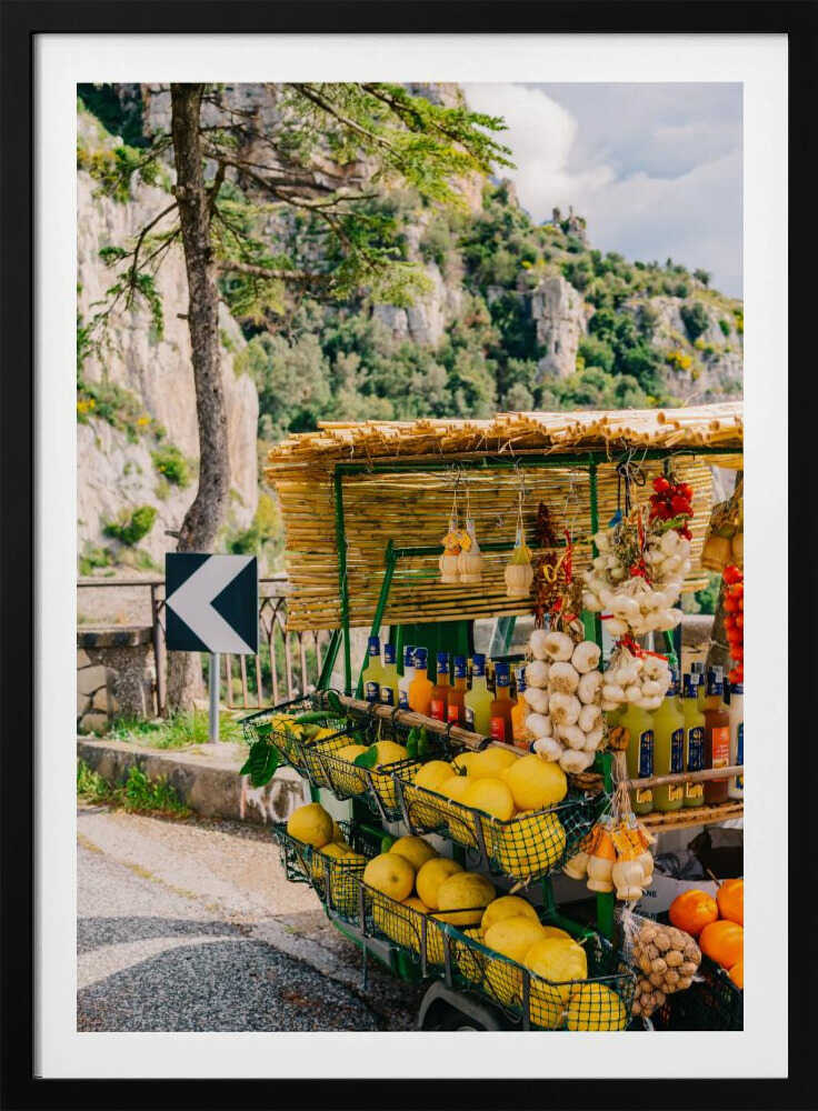 Route de la côte amalfitaine XV | Affiche