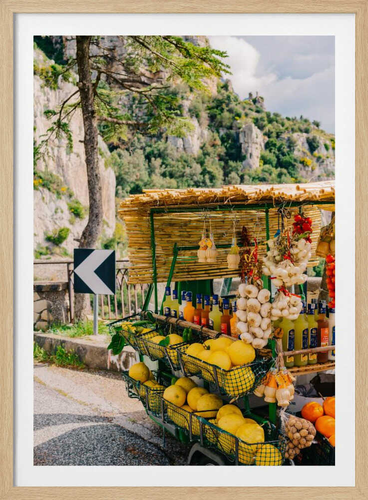 Route de la côte amalfitaine XV | Affiche