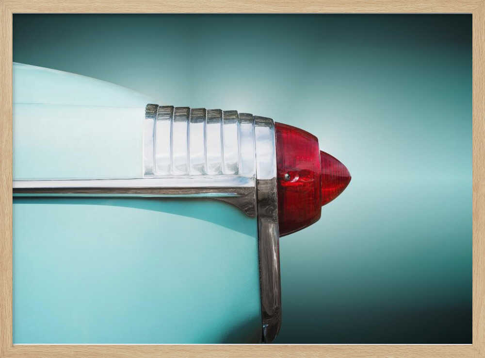 Amerikanischer Oldtimer Super 88, Baujahr 1953, Heckansicht | Poster