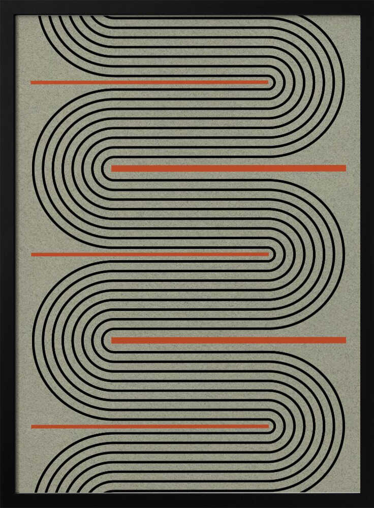 Gebogene Wege | Poster