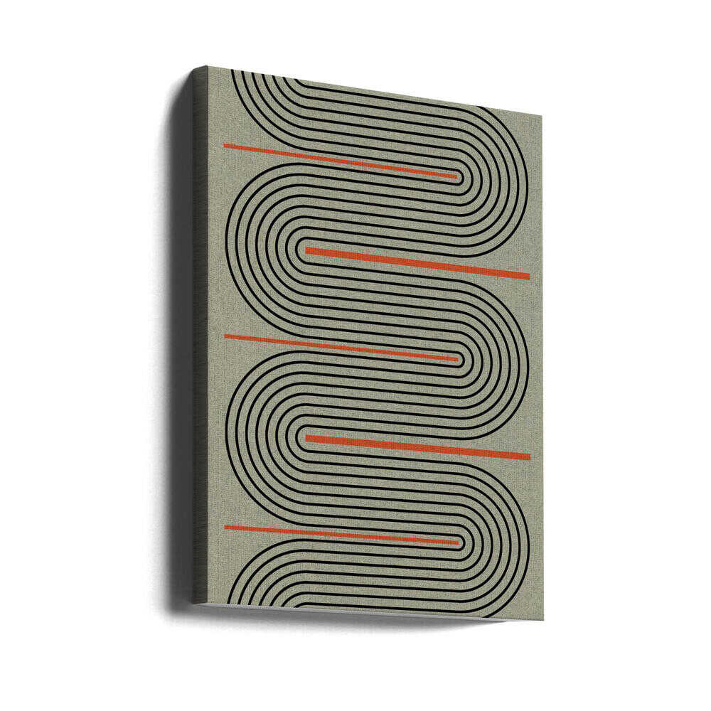 Gebogene Wege | Leinwand