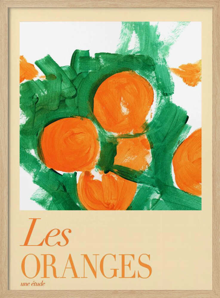 Les Oranges Une Étude 1 | Affiche