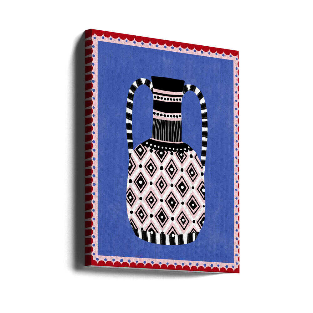 Geometrische Muster und kräftige Farben | Leinwand