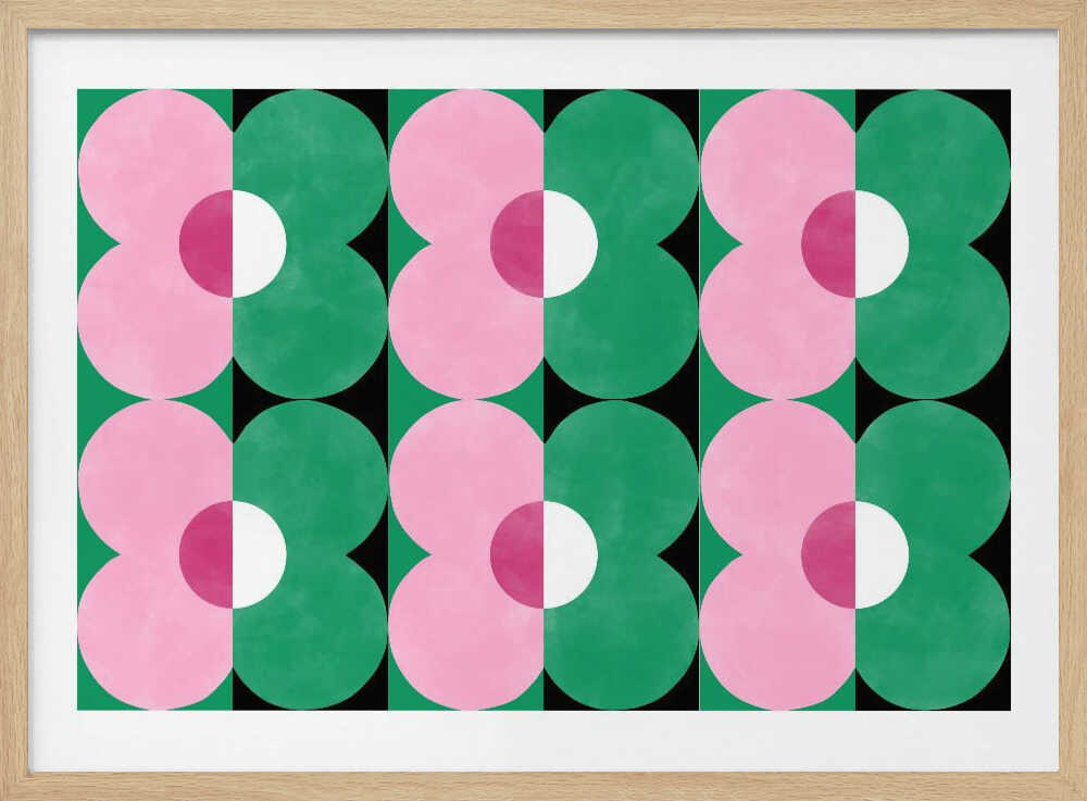 Floral Geometry Shapes | Poster