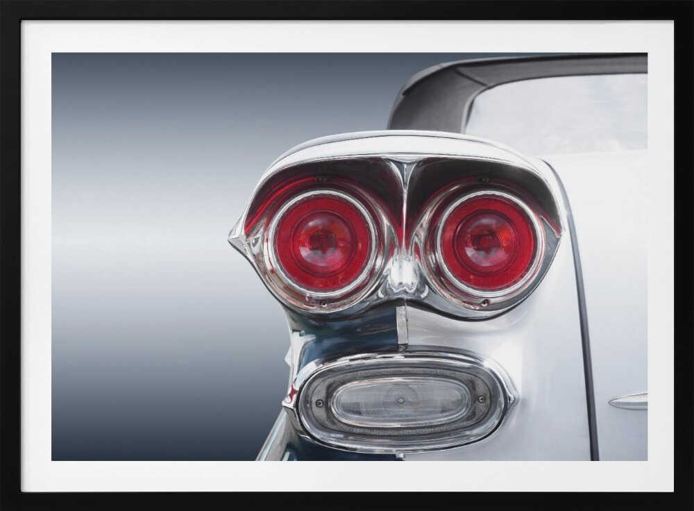 American classic car Bonneville 1958 Convertible | Poster