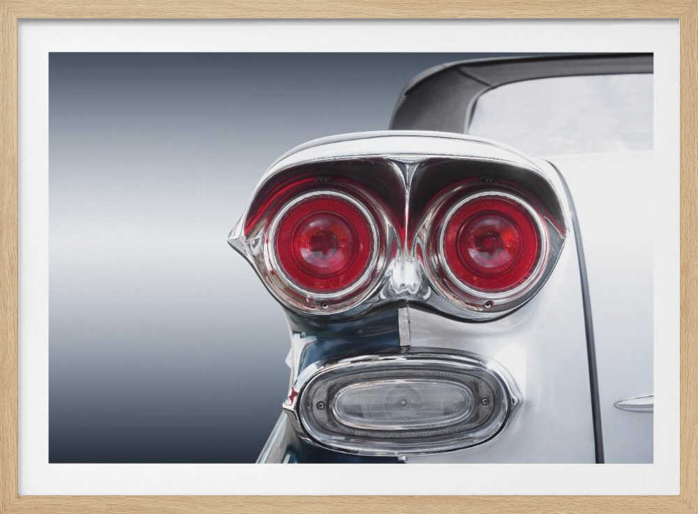 American classic car Bonneville 1958 Convertible | Poster
