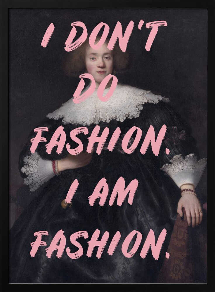 Iamfashionii Ratioiso | Affiche