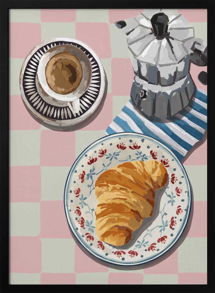 Petit-déjeuner français Ratio 2x3 | Affiche