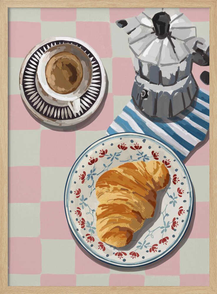 Petit-déjeuner français Ratio 2x3 | Affiche