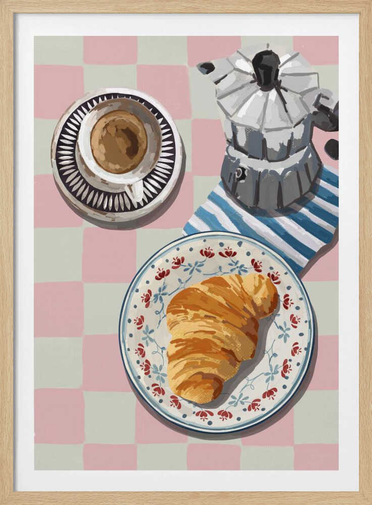 Petit-déjeuner français Ratio 2x3 | Affiche