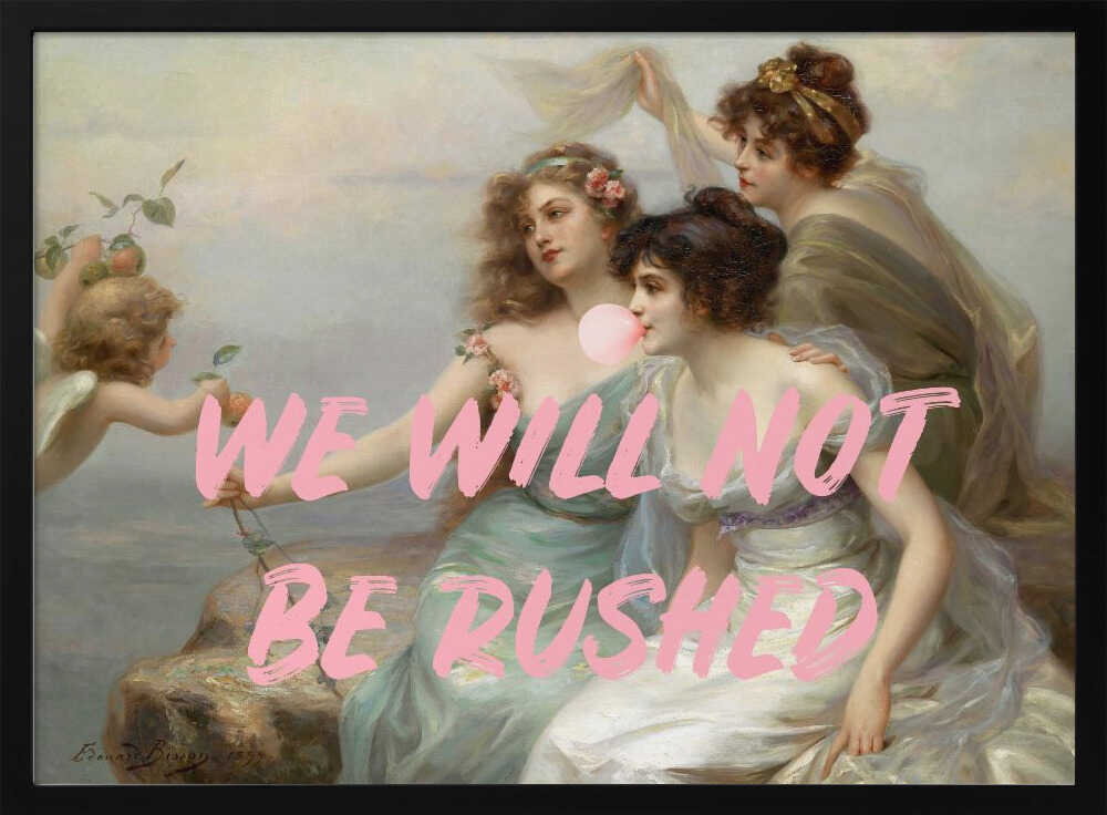 Wewillnotberushed Ratioiso | Poster