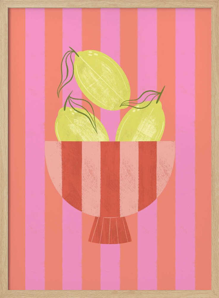 Bol de citrons | Affiche