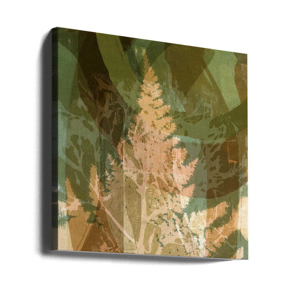 Fern Rhythm in Earthy Tones | Canvas