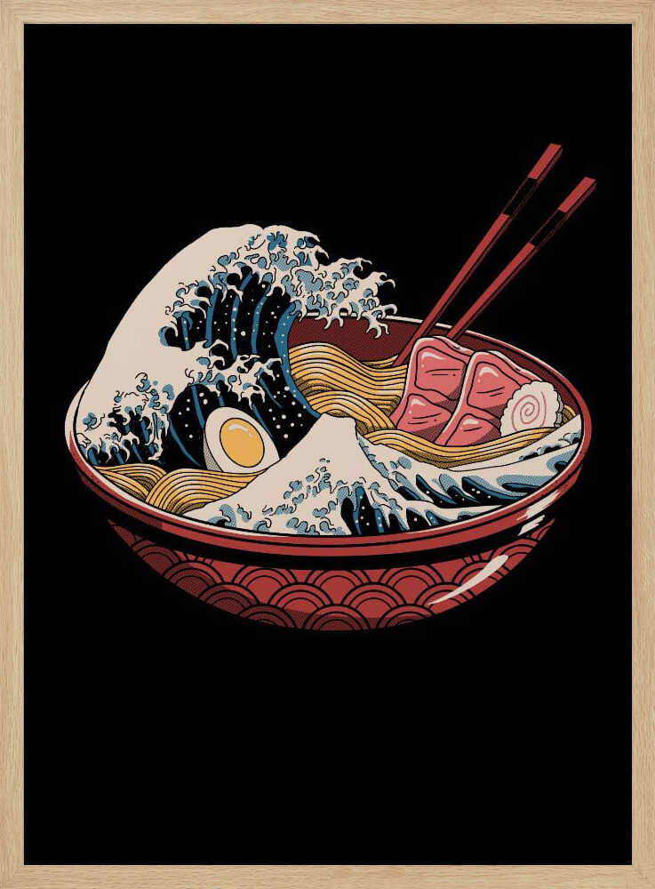Great Ramen Wave | Poster