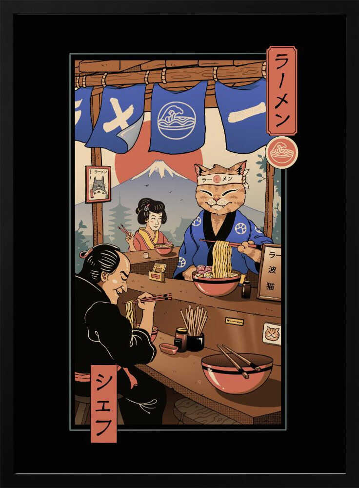 Ramen Meowster | Affiche