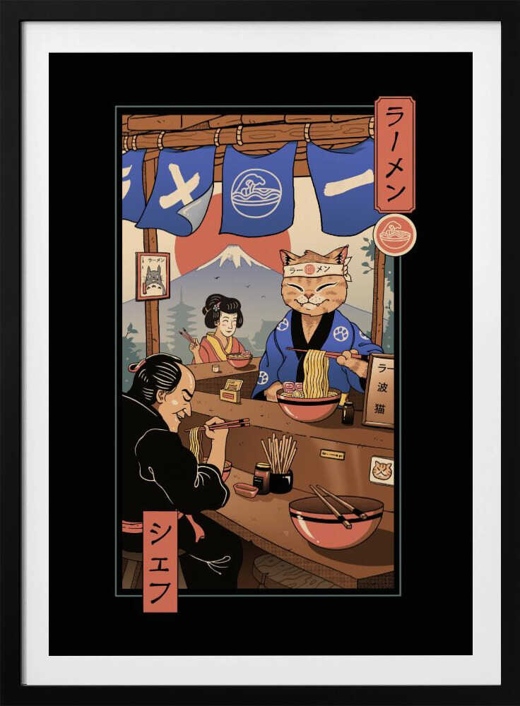 Ramen Meowster | Affiche