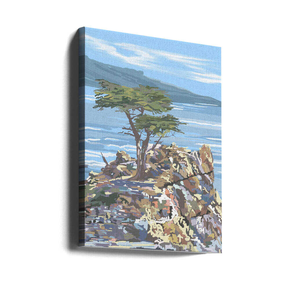 Sentinelle silencieuse, 17 Mile Drive, Californie | Toile