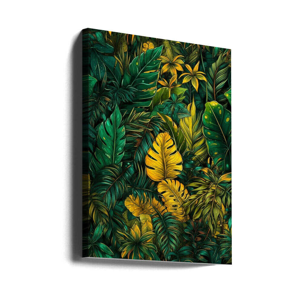 Aquarelles de fleurs et de feuilles (73) | Toile