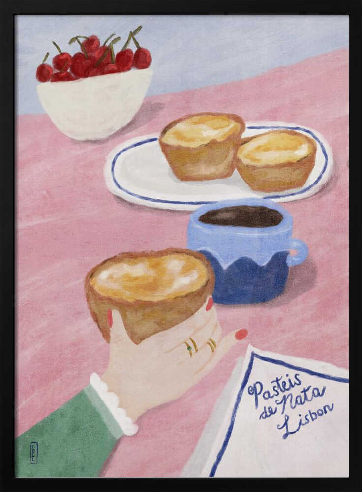 With Love From Lisbon - Food and Travel Art | Poster