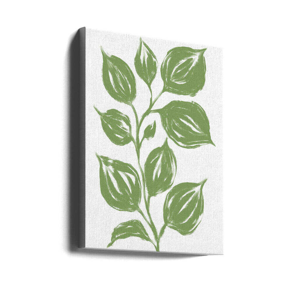 Grüne Blätter | Leinwand