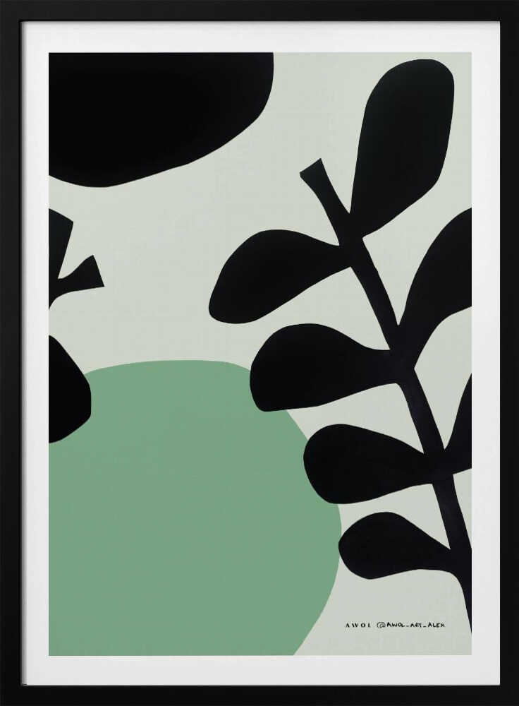 Affiche minimaliste pour jardin, art mural botanique avec illustrations de plantes |
