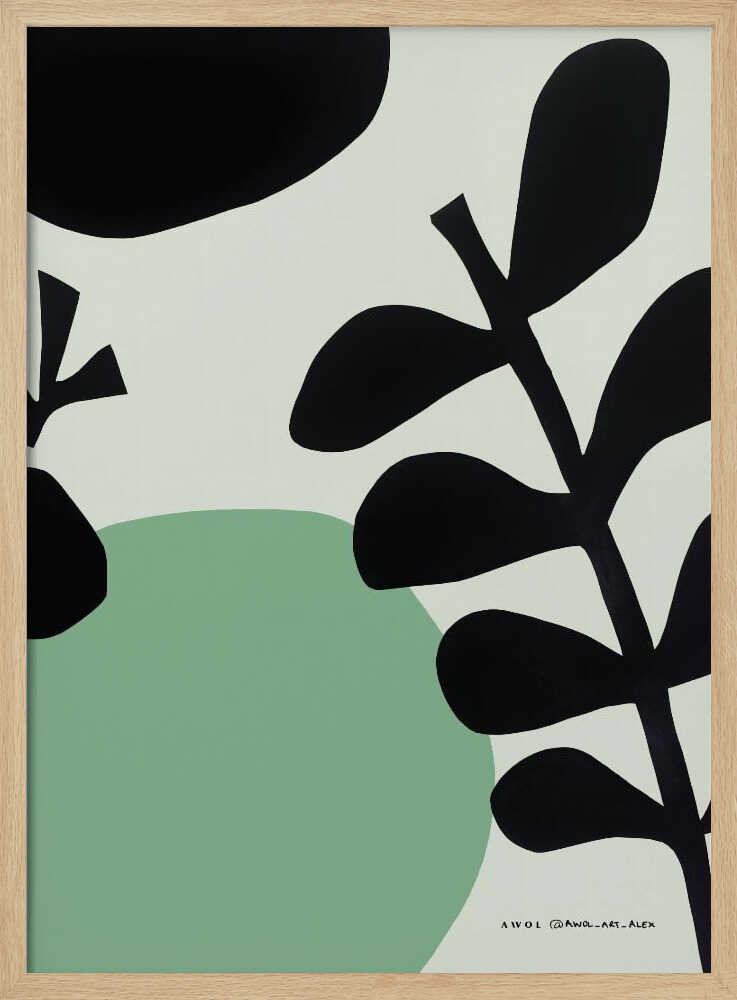 Affiche minimaliste pour jardin, art mural botanique avec illustrations de plantes |