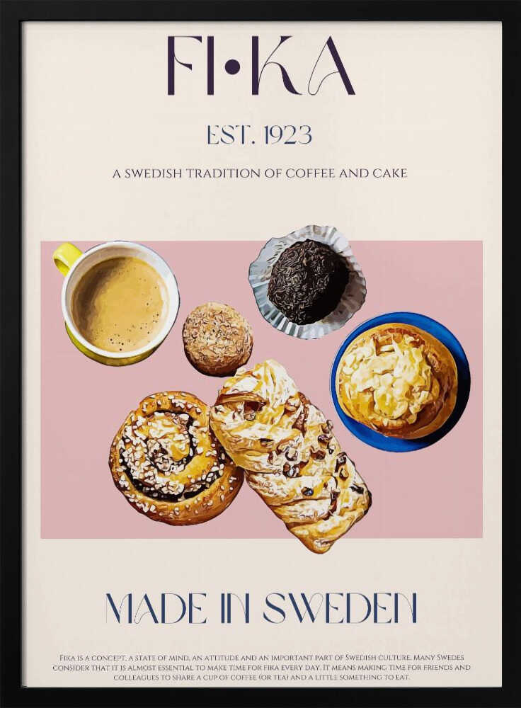 Schwedische Kaffeepause | Poster