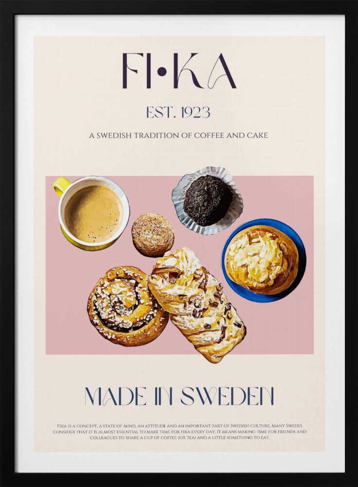 Schwedische Kaffeepause | Poster
