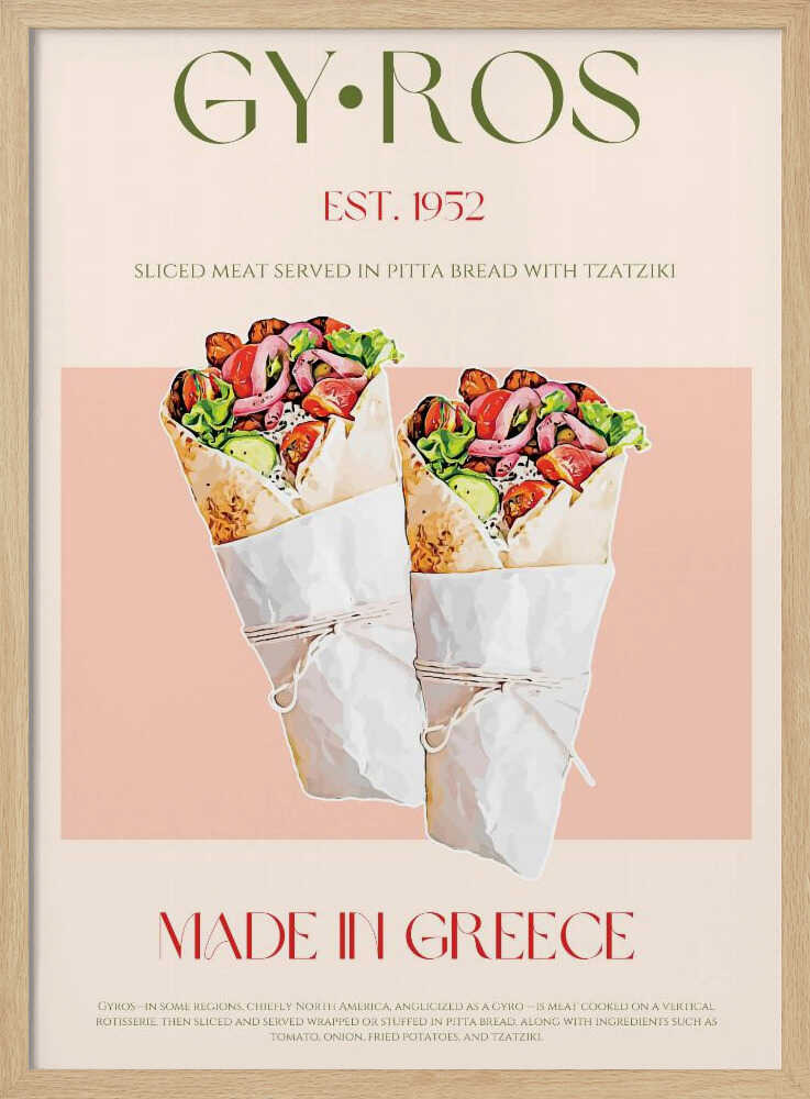 Greek Flavor Delight | Poster