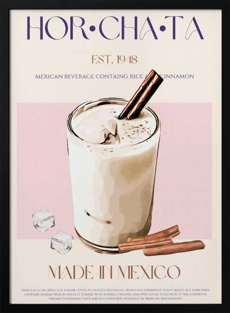 Délice crémeux à la cannelle | Affiche