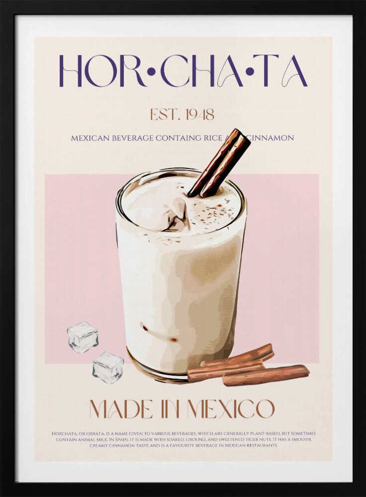 Délice crémeux à la cannelle | Affiche