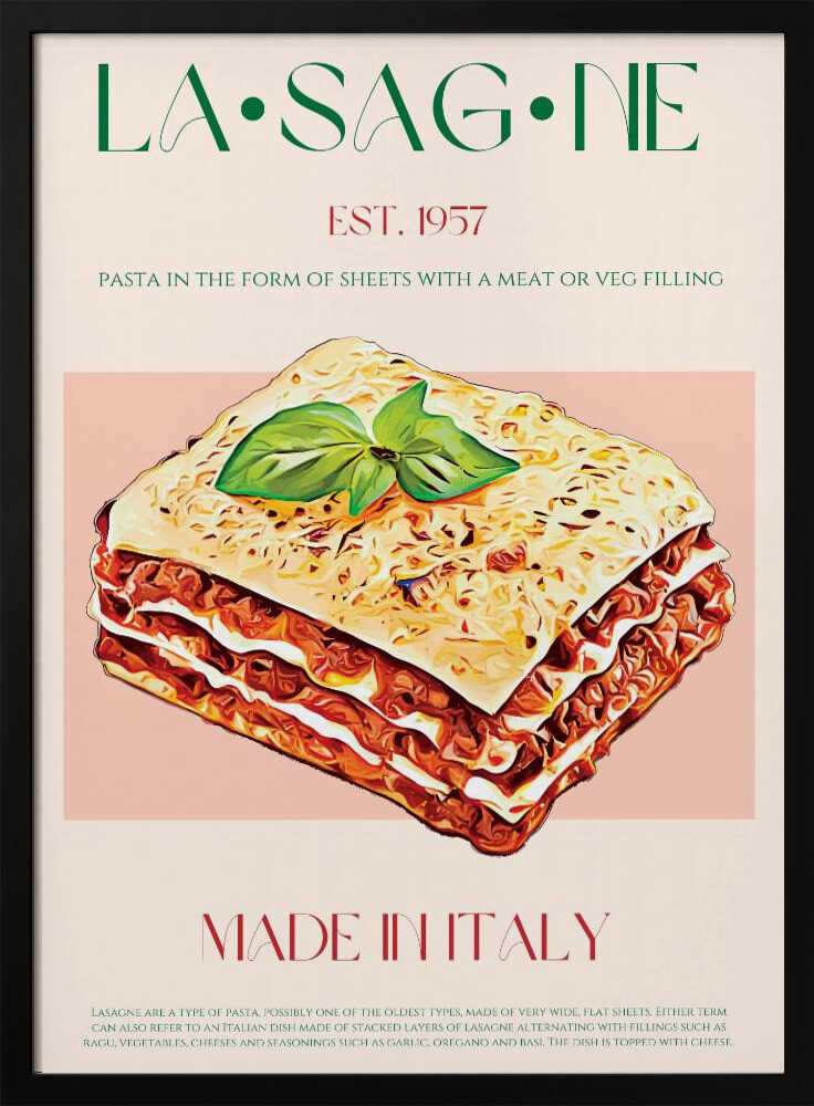 Layers of Lasagna | Poster