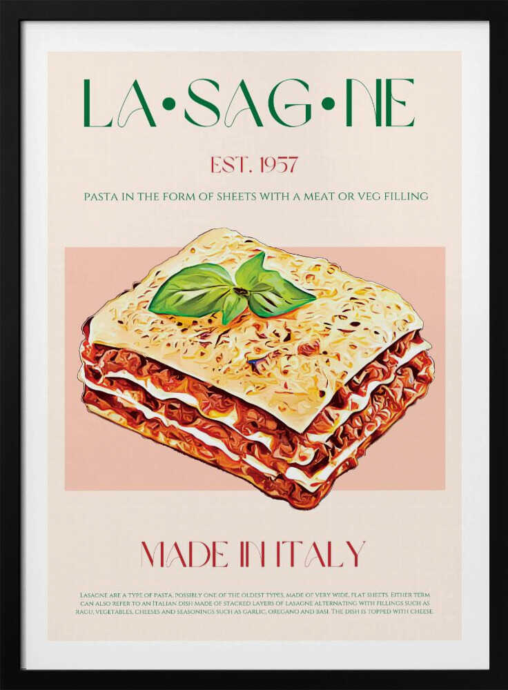 Layers of Lasagna | Poster