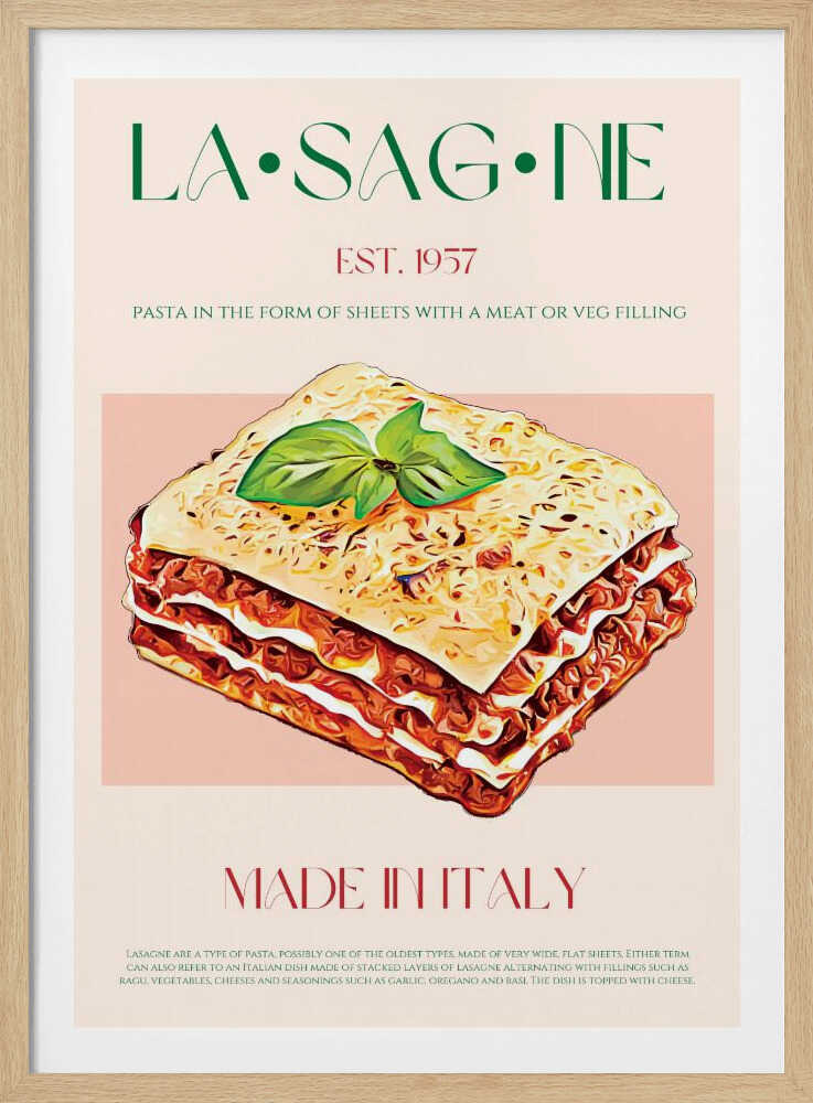 Layers of Lasagna | Poster